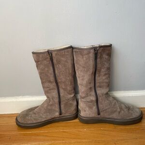 Ugg Australia Alber Gray Boots Water Resistant Classic Tall 1016592 Sz 8💙